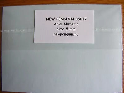 New Penguin & Triglav Models Number Decals 4 Packs.  1/35 / Multi Scale • £2.99