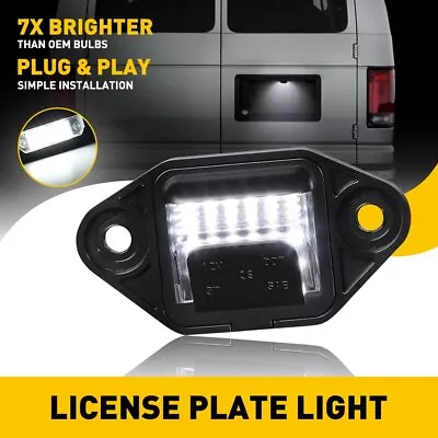 For 92-18 Ford E150 E250 E350 E450 Econoline Van White LED License Plate Light • $9.99