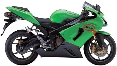 2005 Kawasaki Zx6r 636 Ninja C1h Front Fairing Ninja Decal Sticker • £19.99