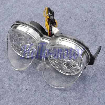 Clear LED Taillight Brake Turn Signal Light For Yamaha YZF R6 2001-2002 YZFR6 • $35