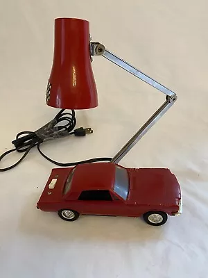 Vintage Swank Ford Mustang AMT Car Model Promo Desk Lamp Light • $19.99