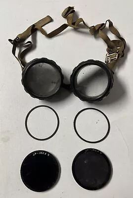 Vintage Metro Welding Safety Googles Glasses Steampunk For Restoration • $29.99