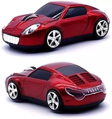 UrChoiceLtd® Wireless Mouse 2.4GHz Car Mouse 3D 1600DPI Sports Car Style USB • £14.74