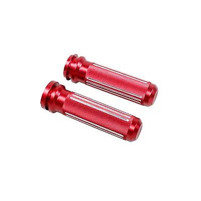 1.0  Bar Red Diamond Hand Grips For Harley Road King Glide Electra Street Glide • $55.95