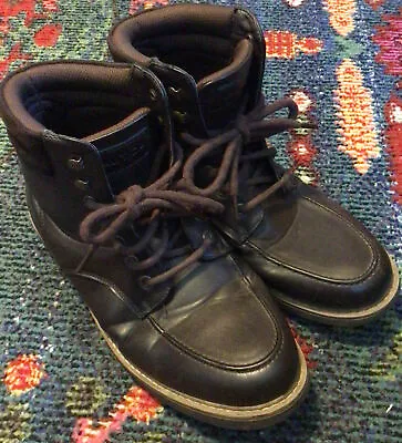 Nautica Bulward Smooth Lace Up Ankle Boots Men's Size 9 Great Shape! • $15