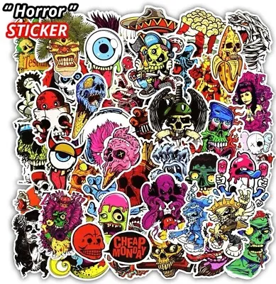 £1.35 • Buy Horror Stickers - Cartoon & Black And White Board