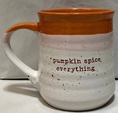 $10 • Buy SHEFFIELD HOME Pumpkin Spice Studio Ceramic Coffee Mug Autumn Kitchen Fall Decor