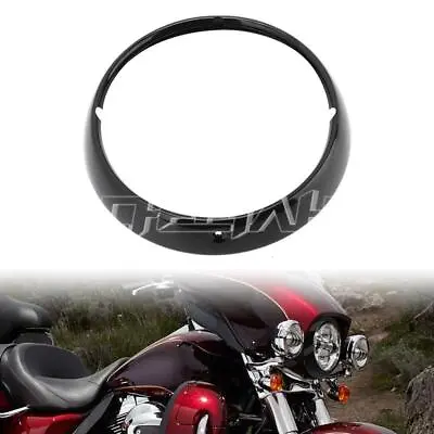 7  Headlight Trim Ring Cover For Harley Touring Street Glide FLHX Special FLHXS • $15.89