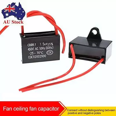 CBB61 Start Capacitor 1/1.2/1.5/2/2.5/3/3.5/4/5/6UF Fan Capacitor Capacitor • $11.40