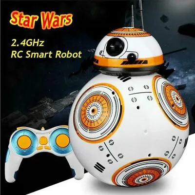 Star Wars BB-8 2.4G RC Smart Robot Remote Control With Sound Intelligent Ball • $55