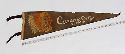 Vintage Carson City Nevada Native Pennant Flag Banner  • $27.99
