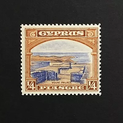 Cyprus 1934 1/4 Piastre MLH * • $1.93