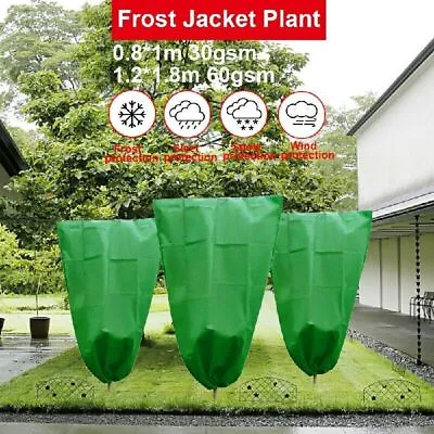 Heavy Duty Frost Protection Bags Plants Fleece Winter Jacket Garden Plant Cover • £3.82