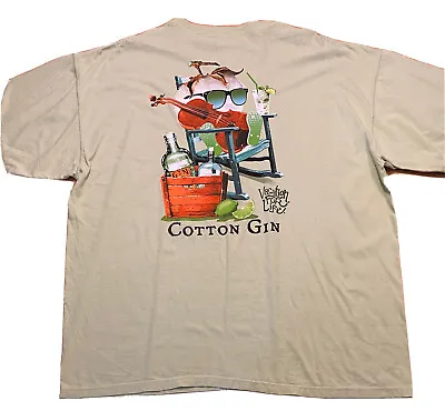 $15.95 • Buy Vacation For Life 2XL Cotton Gin Shirt Men’s Tea Green NWT NEW