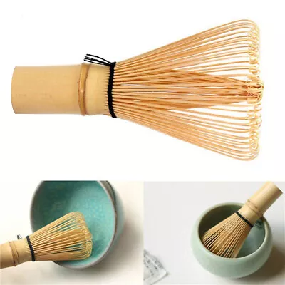 Matcha Green Tea Powder Whisk Natural Bamboo Brush Japanese Tool Accessories • $11.76