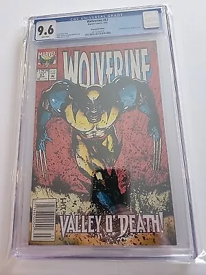 Marvel Wolverine # 67 Cgc 9.6 Wp Rare Newsstand Copy • $64.95