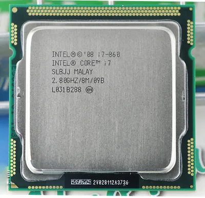 Intel I7-860 SLBJJ Quad-Core 2.80GHz 2800HMz LGA1156 CPU Processor • $64.99