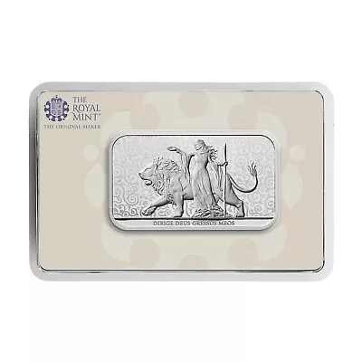 Una And The Lion 1oz Silver Minted Bar In Blister Packaging. • £37