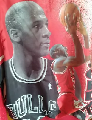 Vintage Michael Jordan Chicago Bulls Chalk Line Satin Jacket - Size Med • $300