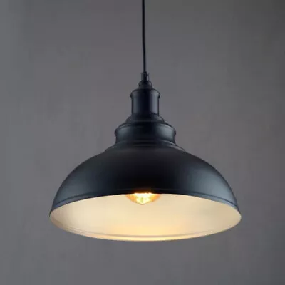 $44.99 • Buy Farmhouse Style Pendant Light Barn Hanging Ceiling Lamp Kitchen Lighting Fixture