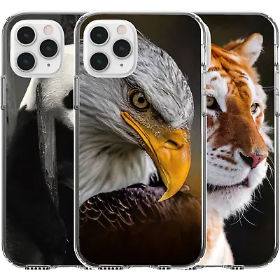Silicone Cover Case Animal Wild Tiger Eagle Panda King Jungle Killer Land Sky • $16.95