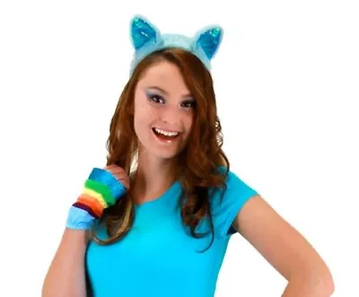 My Little Pony Rainbow Dash Headband With Ears Costume Accessory NEW UNWORN • $5.99