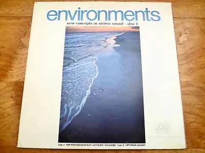 ♫ Environments 1 New Concepts In Stereo Sound ♫ 1970 Atlantic Records Vinyl LP • $29.99