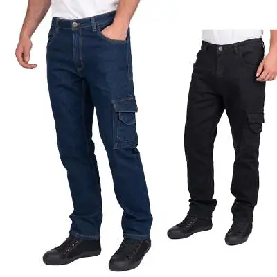 £28.95 • Buy Lee Cooper Workwear Mens Stretch Denim Jean Multi Pocket Work Straight Leg Jeans