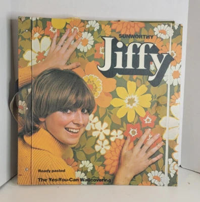£98.31 • Buy Vintage Wallpaper Sample Book Jiffy Sunworthy 1960's-70's Retro