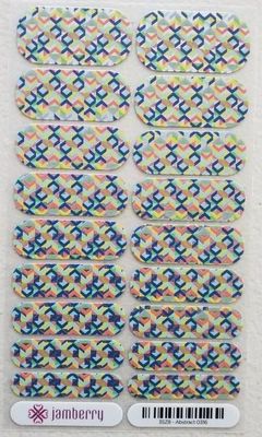 $7 • Buy Jamberry Nail Wrap Full Sheet Abstract Retired February 2017