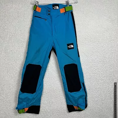 North Face Mens Size S Blue Color Block Ski Snowboard Pants  Waterproof Pocket • $29.99