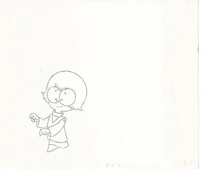 Scooby Doo Pup Velma Hanna Barbera 88-91 Production Animation Cel Drawing V3 • £48.20