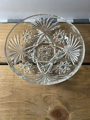 Vintage Anchor Hocking Early American Prescut Star Of David 7” Round Bowl EAPC • $20.07
