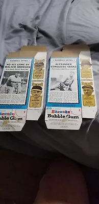 1969 Bazooka All-yime Greats Lot (2) Folded Boxes Walter Johnson Alexander • $9.99