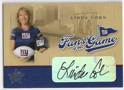 $51.99 • Buy Linda Cohn 2004 Leaf Rookies & Stars Fans Of The Game Auto Sp Espn Mg