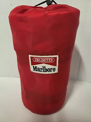 NEW In Bag Vintage Adult 80's Marlboro Red Unlimited Camping Gear Sleeping Bag • $24.95