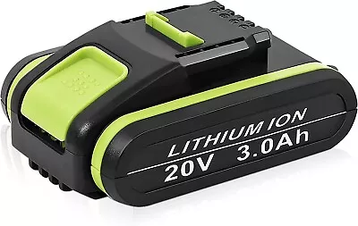 £17.99 • Buy Replace Battery Worx 3.0Ah 20V Lithium Ion Battery WA3551.1 WA3553 WA3551 WA3556