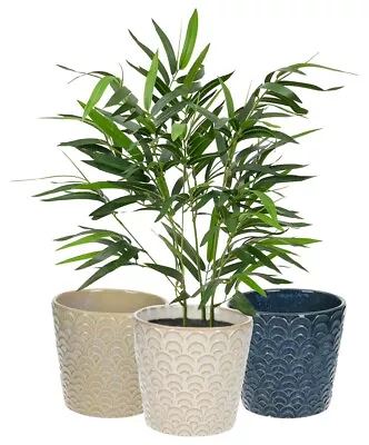 £9.99 • Buy Indoor Ceramic Plant Pot Small Flower Succulent Cactus Decor Planter Holder