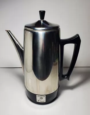 Sunbeam Classic Electric Coffee Percolator Chrome Vintage 12 Cup Model CM-20 • $48.03