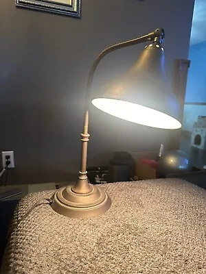 Vintage Large 31” Gooseneck Metal Table Lamp • $99.99