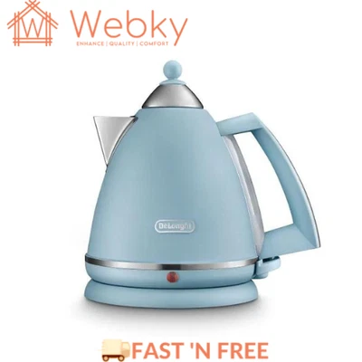 $159.89 • Buy Delonghi Kettles Argento Floral 1.7L Agave Blue