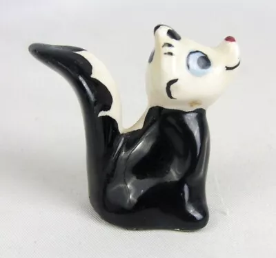 Vintage Hagen Renaker ? Miniature Elvis Skunk Sitting Figurine • $26.89