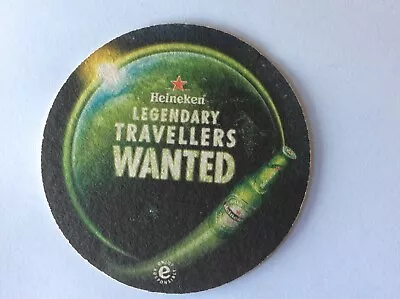 1 Only Heineken  Brewery Australian Issue “ Travellers “ Beer Coaster • $2