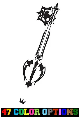 Vinyl Decal Truck Car Sticker Laptop -  Kingdom Hearts Keyblade Oblivion • $12