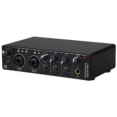 USB Audio Interface Sound  RHM 2 In 2 Out Audio Interface Sound Board M2O9 • $70.65