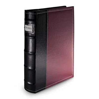 $26.79 • Buy Bellagio-italia Cd/dvd Storage Binder (Burgundy)
