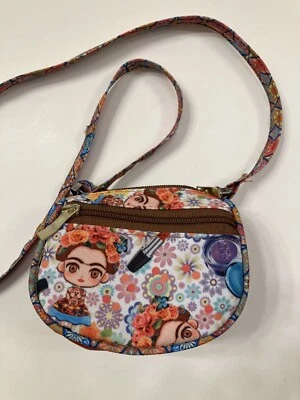 $6.99 • Buy Frida Kahlo Mexican Artisanal Woman’s Bag, Handmade Small Coin Purse