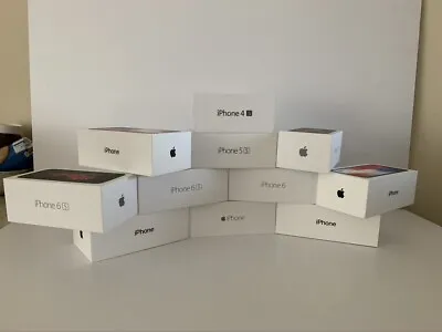 £8.50 • Buy Original IPhone Box For 4S, 5S, 6, 6S, X, Xr (Box Only) Without Accessories 