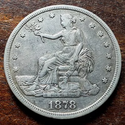 1878 S Trade Dollar 9233 • $99.99