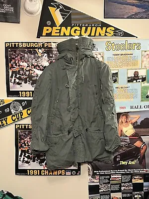 Vintage 80s N-3B PARKA USMI Extreme Cold Weather Size SM Military Issue Jacket • $70
